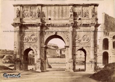 Arco di Costantino, foro romano, colosseo