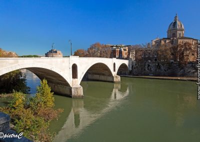 Ponte principe Amedeo Savoia, ponti di roma, tevere, lungotevere, chiesa dei fiorentini