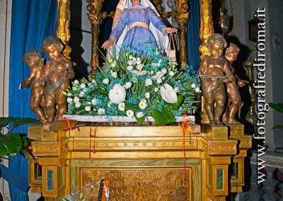 Beata Vergine del Carmelo, Madonna Fiumarola, trastevere, festa de' Noantri, luglio